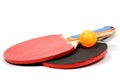 Table tennis rackets Royalty Free Stock Photo