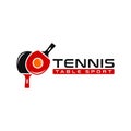 Table tennis sports illustration logo