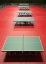 Table tennis venue Royalty Free Stock Photo