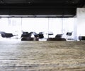 Table top with Blurred Office space Lobby Interior Background Royalty Free Stock Photo
