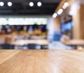 Table top counter Blur Bar restaurant background Royalty Free Stock Photo