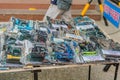 Table of used computer motherboards