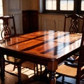 Table , wooden household furniture on which to place items