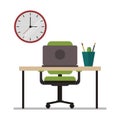 Table and Worktime design Royalty Free Stock Photo