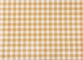 Tablecloth checkered beige and white texture background