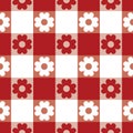 Tablecloth Pattern Royalty Free Stock Photo
