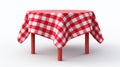 Tablecloth textile texture table picnic white fabric background background kitchen red pattern Royalty Free Stock Photo