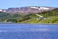 The Tablelands stretching across the horizon along Bonne Bay