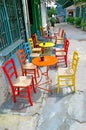 Tables chairs Royalty Free Stock Photo