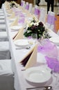 Tables for graduations Royalty Free Stock Photo