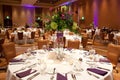 Tables at wedding reception Royalty Free Stock Photo