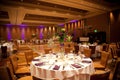 Tables at wedding reception Royalty Free Stock Photo
