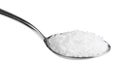 tablespoon with coarse grained Sea Salt close up Royalty Free Stock Photo