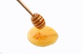 Tablespoon honey on white