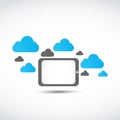 Tablet cloud computing concept