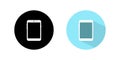 Tablet Computer Icon Vector in Flat Design Style. Modern Tab Symbol Images Royalty Free Stock Photo