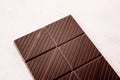 Tablet of delicious and nutritious black cocoa, rich in magnesium and theobromine