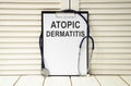 diagnosis Atopic Dermatitis on the display