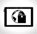 tablet digital delivery worldwide cargo
