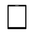 Tablet icon flat vector illustration design Royalty Free Stock Photo