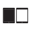 Tablet icon Vector Illustration. Mobile Flat Sign. isolated on White Background. Royalty Free Stock Photo