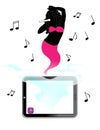 Tablet music genie