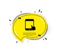 Tablet PC icon. Mobile Device sign. Vector Royalty Free Stock Photo