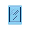 Tablet PC related vector icon