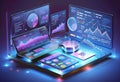 tablet showing online courses open learning education concept, digital, notebook, technology, screen, display, study, internet,