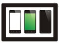 Tablet and smart phone Royalty Free Stock Photo