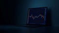 A tablet visualizing data radiating outwards, illustrating the concept of business intelligence