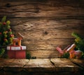 Tabletop with Christmas tree