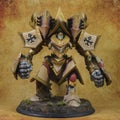Menoth Warmachine Colossal Miniature Gaming Royalty Free Stock Photo