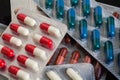 Tablets with antibiotics Royalty Free Stock Photo