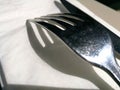 Tableware abstract - Fork, Knife and the Napkin