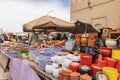 Tableware and pottery for sale at the Kairouan souk