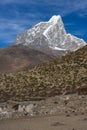 Taboche peak at Dingboche village, Everest region