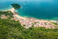 Taboga Island Aerial View. Tropical island.