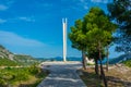 Tabor monument at peljesac peninsula in Croatia Royalty Free Stock Photo