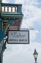 Tabor Opera House Sign and Lamp Post