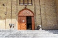 Entrance to Azerbaijan Museum, major archaeological and historical museum in Tabriz. East Azerbaijan province. Iran
