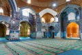 View of interior Blue Mosque in Tabriz. East Azerbaijan province. Iran Royalty Free Stock Photo