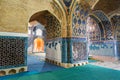 View of interior Blue Mosque in Tabriz. East Azerbaijan province. Iran Royalty Free Stock Photo