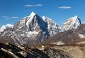 Tabuche peak, Cholatse and Arakam Tse