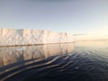 Tabular icebergs in Antarctic Sound