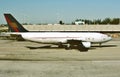 A TACA Cargo Airbus A300B4 203F ready for a flight from Maimi to El Salvadore Royalty Free Stock Photo