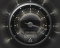 Tachometer black 3D