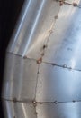 Tack welding of steel ducting