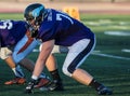 Tackle on the Line Royalty Free Stock Photo