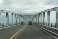 Tacloban, Leyte, Philippines - Driving through the San Juanico Bridge connecting Leyte with Samar